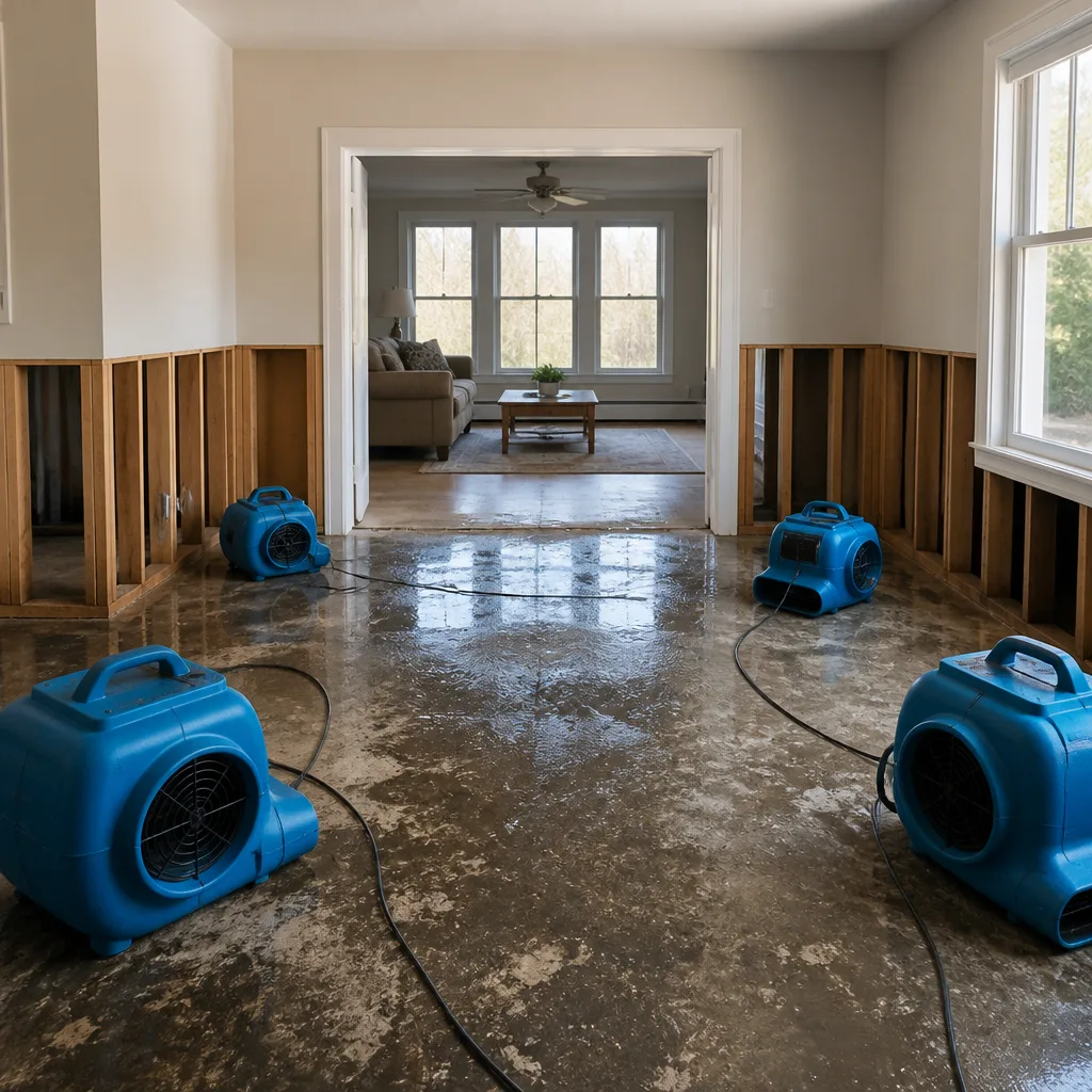 Water damage drying